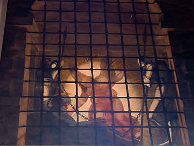 ヴァティカン博物館のヘリオドロスの間 ラファエロ、聖ペテロ、フレスコ画（ローマ、イタリア）