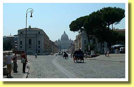 �C�^���A�̎�s���[�}�̃��@�e�B�J���ɂ���T���E�s�G�g���吹�����T���^���W�F����̑O���牓�]